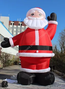 

Free shipping advertising Christmas decoration inflatable Christmas Santa Claus for event