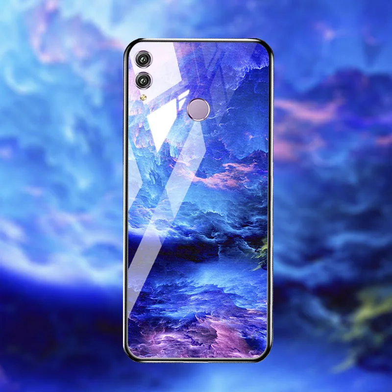 Чехол для телефона для huawei Honor 10 Lite чехол Coque для huawei Honor 9 Lite Play 8A 8C 8s 7A 7C Pro 8x Max протектор из закаленного стекла Стекло бампер - Цвет: M078