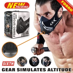 FDBRO – masque de sport pour l'entraînement physique, la course à pied, la résistance, l'élévation, le Cardio, l'endurance, 3.0 
