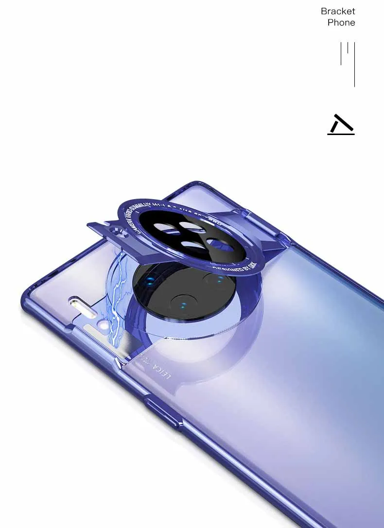 Для huawei mate 30 Pro 5G чехол с прозрачной магнитной защитой от ударов и подставкой для huawei mate 30 Pro с объективом для камеры