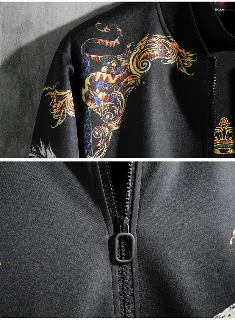 Jaqueta Masculina осенняя куртка размера плюс 7xl с принтом дракона винтажная куртка Coa Chaquetas Hombre уличная куртка-бомбер мужская куртка