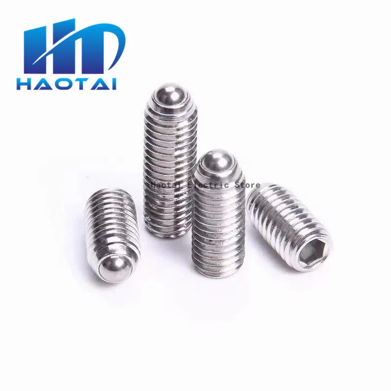 Spring Ball Plunger Set Screw A2 Stainless Steel M4 M5 M6 M8 M10 Hex Socket Bolt 