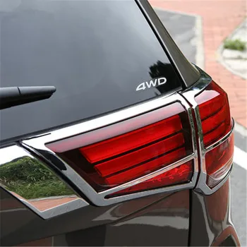 

Car accessories ABS Chrome Front + Rear headlight Lamp Cover trim For Mitsubishi Outlander 2016-2019 Car styling