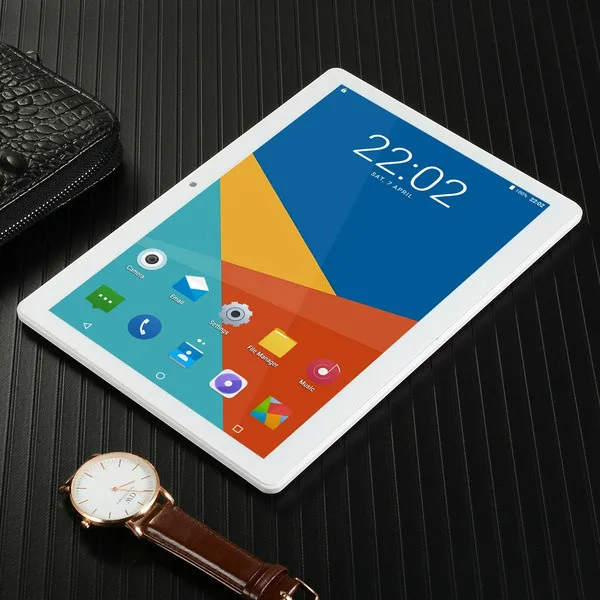 

New 4G Call phone Tablet 10.1 Inch HD Large Screen Android 8.10 Version Fashion Portable Tablet 6G+128G black gold Tablet