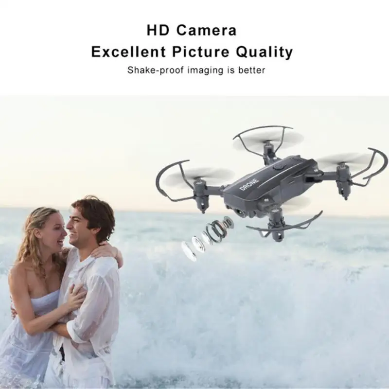 Drone 4K Professional HD Dual Camera Foldable RC Quadcopter WIFI FPV Dron Con Copter Toys Gift Quadcopter With Camera M9