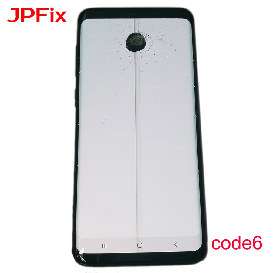 with frame code.6 JPFix Super AMOLED для samsung Galaxy S9+ G960 G960F S9 Plus G9650 G965F ЖК-дисплей сенсорный экран дигитайзер с рамкой утечки - Цвет: with frame code.6