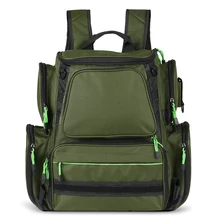 Рыболовные приманки Рыболовная коробка сумка для хранения Рыболовная Сумка Большая емкость Полиэстер Многофункциональный рюкзак сумка для снастей на открытом воздухе