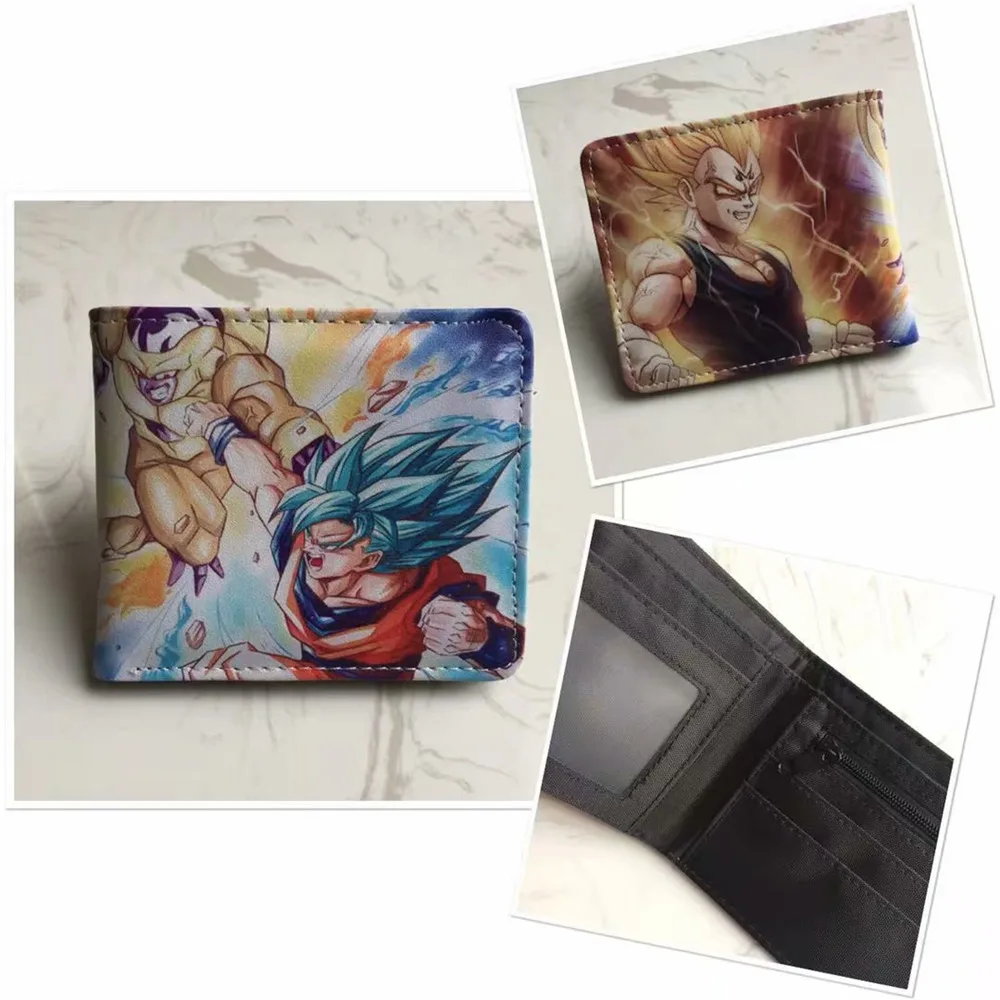 Аниме Dragon Ball Z кошелек Dragon Ball Супер броли мультфильм короткий кошелек мужской кошелек с монетницей подарок