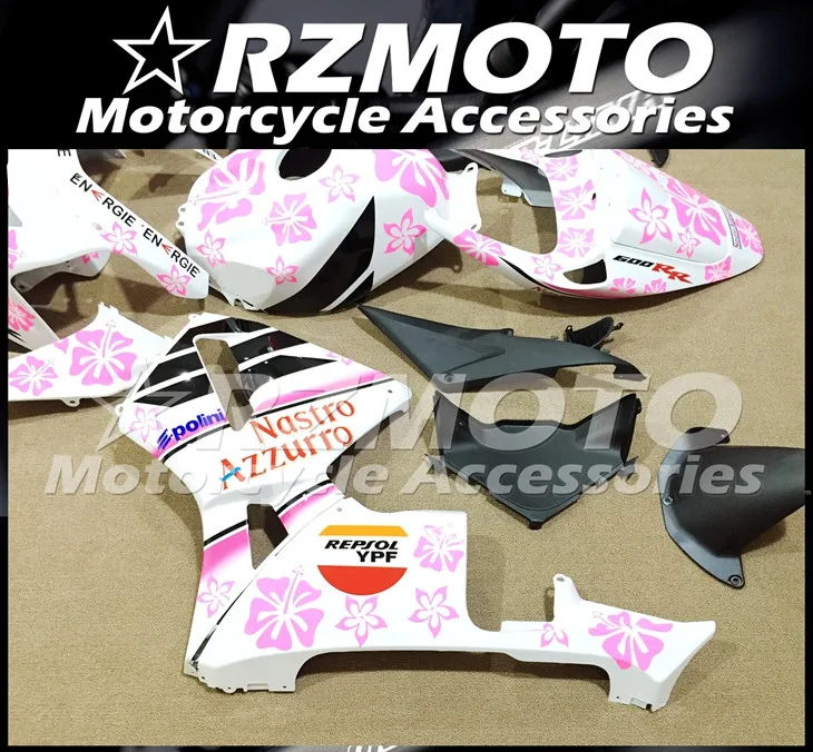 4 подарки ABS мотоцикл полный обтекатель комплект подходит для CBR600RR F5 2005 2006 05 06 cbr600 600RR тела набор розовый