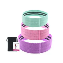 Эластичный пояс сопротивления бедра Анти-скольжение Йога тянущийся пояс наружное тело Формирующее кольцо