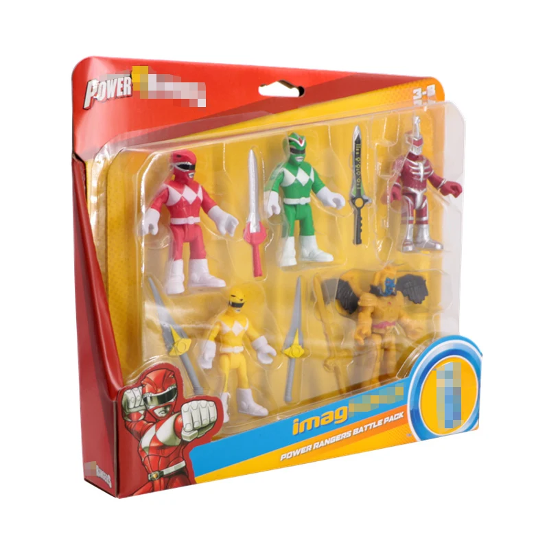 Power 5-Pack Rangers командные игрушки фигурка могучий Morphin power Mecha Beast Super Rangers Рождественский подарок игрушки для детей