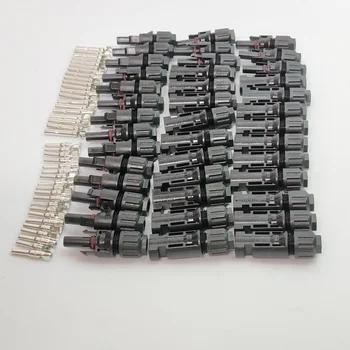 

20 Pairs Solar Connector Male and Female Solar Panel Connector for Solar Cable Suitable Cable Cross Sections 2.5mm2~6.0mm2 IP67