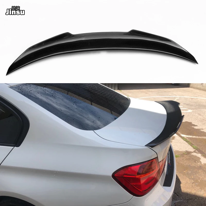 Для BMW 3 серии F30 320i 330i 335i 2013-2018 настоящий спойлер из углеродного волокна в стиле PSM
