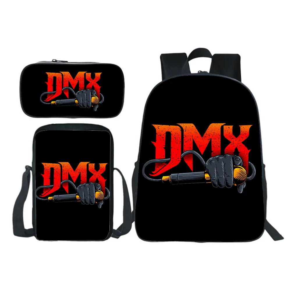 DMX Backpack 3pcs Set Boy Girl School Bag Teens Bookbag Kids Rucksack Gift (backpack+shouder Bag+pen Bag) New
