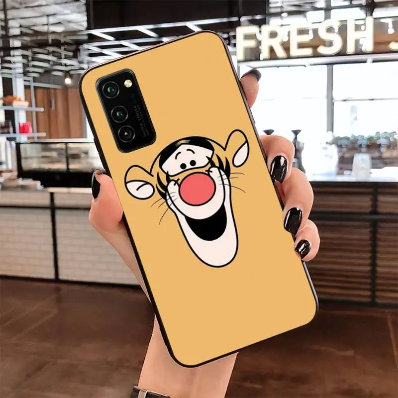 Cute Tigger Eeyore Black TPU Soft Rubber Phone Cover for Samsung S20 plus Ultra S6 S7 edge S8 S9 plus S10 5G lite 2020 Cute Tigger Eeyore Black TPU Soft Rubber Phone Cover for Samsung S20 plus Ultra S6 S7 edge S8 S9 plus S10 5G lite 2020