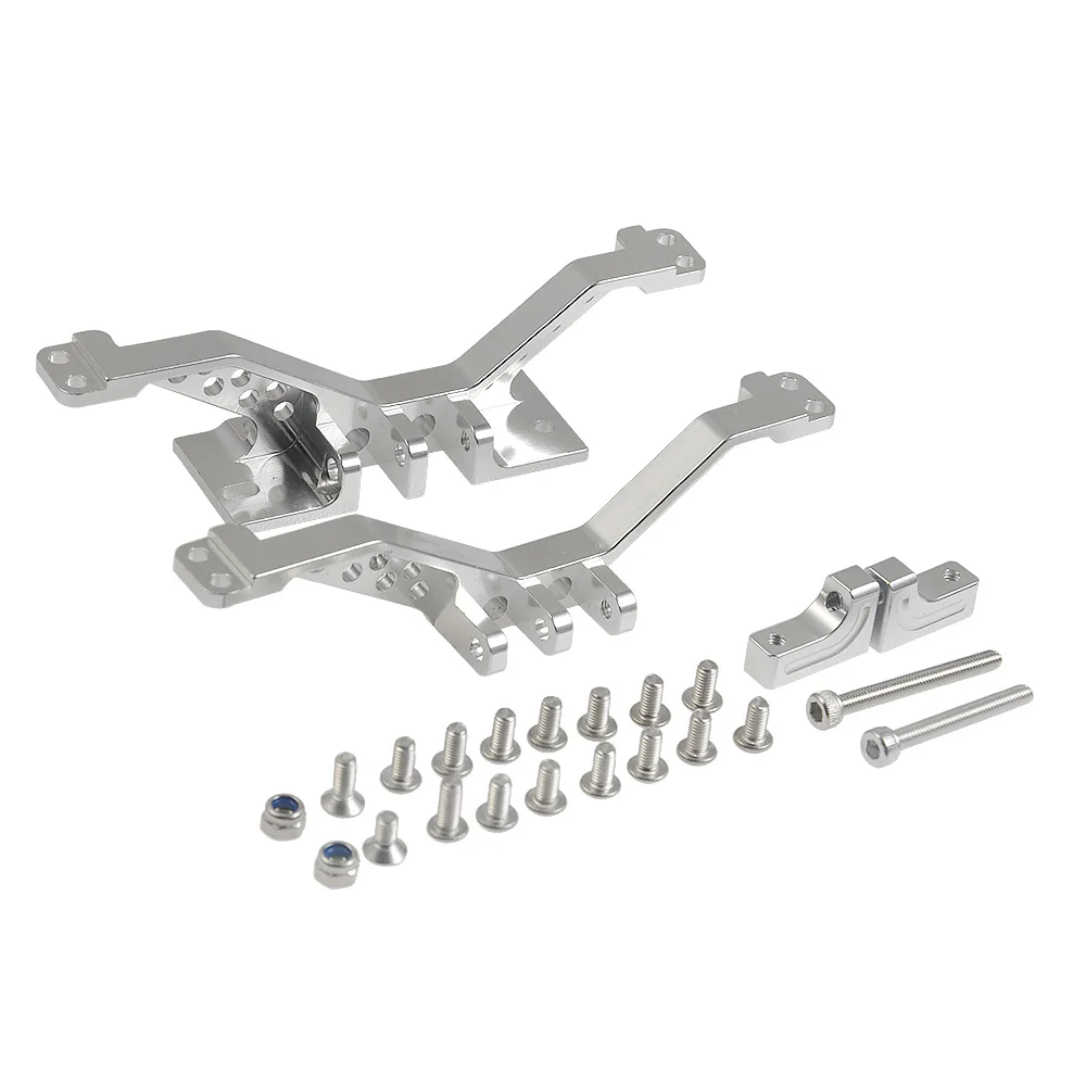 

SCX 10 front/rear axle reinforcement Black Alloy 4 Link Rod Axle Mount Set for Axial SCX10 parts