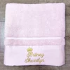 10 Colors Customized Towel Embroidery Pesonalized Towels Crown with Name Spa Beauty Salon Logo Black Purple Pink White Towel 2