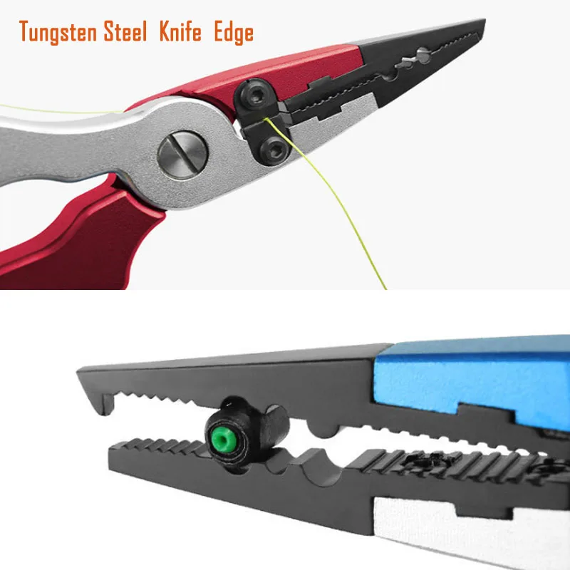 Плоскогубцы из вольфрамовой стали для рыбалки, многофункциональные плоскогубцы для рыбалки, инструмент для удаления крючков, резак для приманки