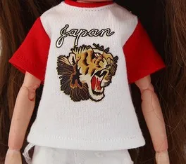 Ручная работа, 1 шт., модная футболка blyth Dolls с принтом, Изысканная футболка для кукол blyth 1/6, аксессуары, одежда - Цвет: style 8