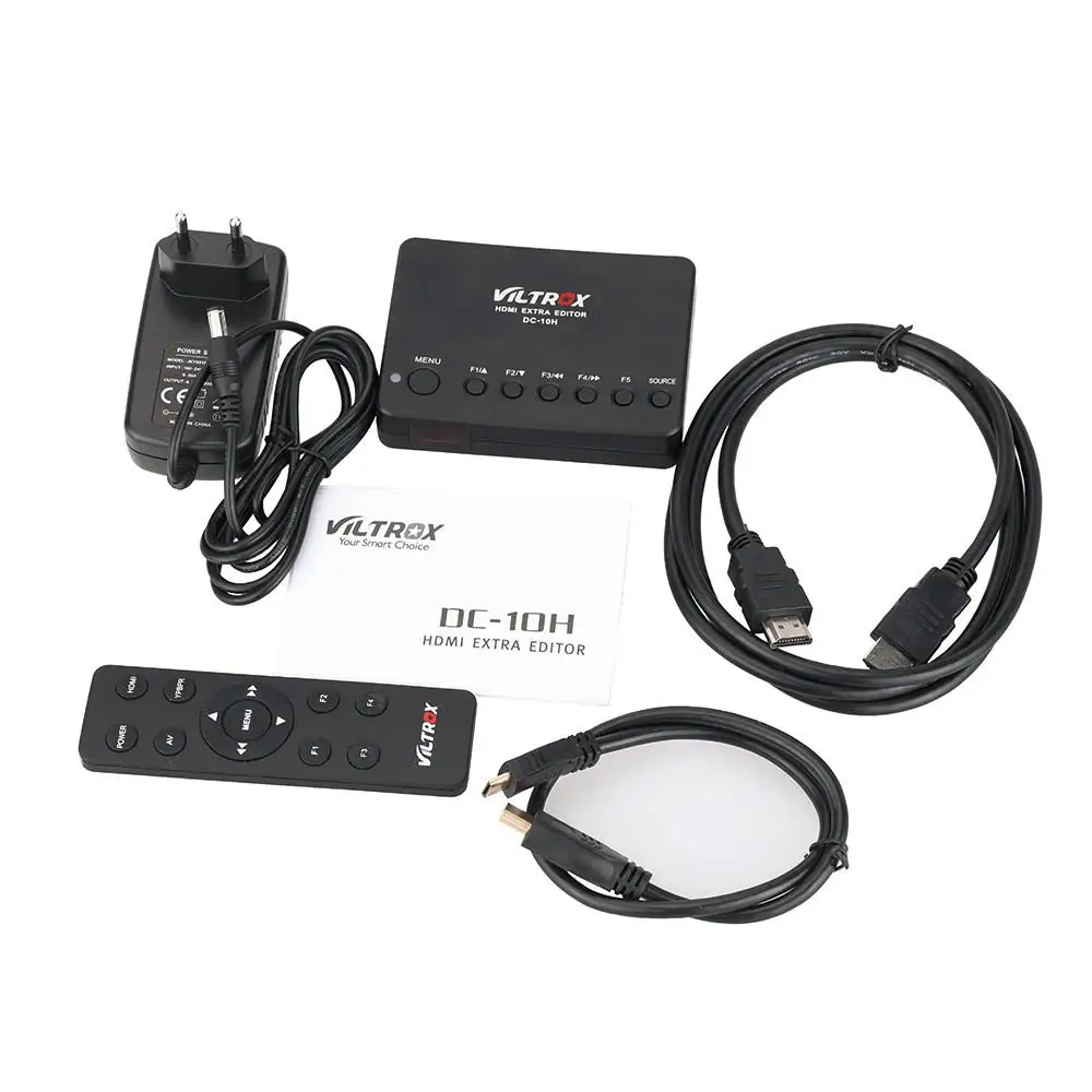 VILTROX DC-10H Full HD 1080P 60fps DLSR беззеркальная камера для монитора дисплея ТВ адаптер конвертер коробка Editor с пультом дистанционного управления