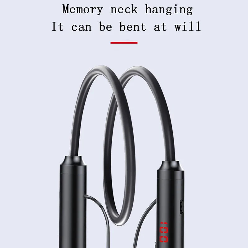 Bluetooth Headphone Wireless Waterproof Neckband Earphones Bass Noise Cancelling Stereo Sport Headset