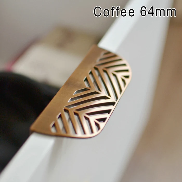 Высокое качество мебель в форме листа ручка ящика Ручка Шкаф Тянет современный для шкафа дома L5#4