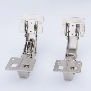 

2Pcs 170 Degree Hydraulic/Normal Hinges Cold-rolled Steel Soft-close Buffer with 20Pcs Screw Cupboard Cabinet Accessory