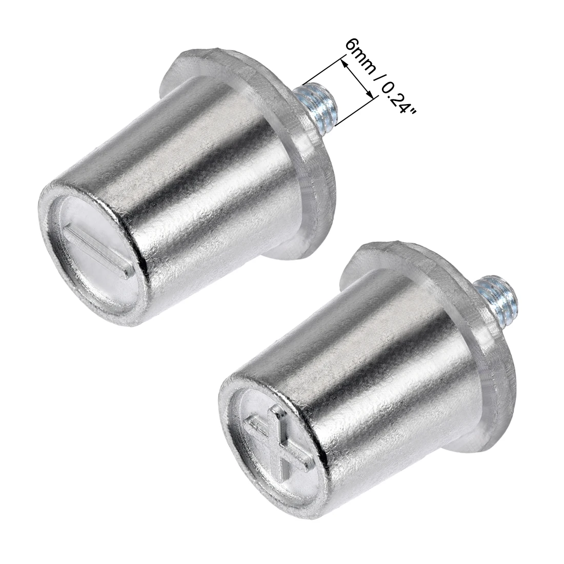 Universal Battery Charging Side Post Positive Negative 6mm Male Lead Alloy battery charger Electrical Tools uxcell 1Pair
