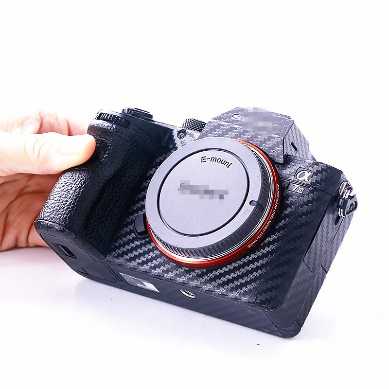 Набор из пленки углеродного волокна для камеры Sony a7 III/ a7R III /A7M3 с салфеткой
