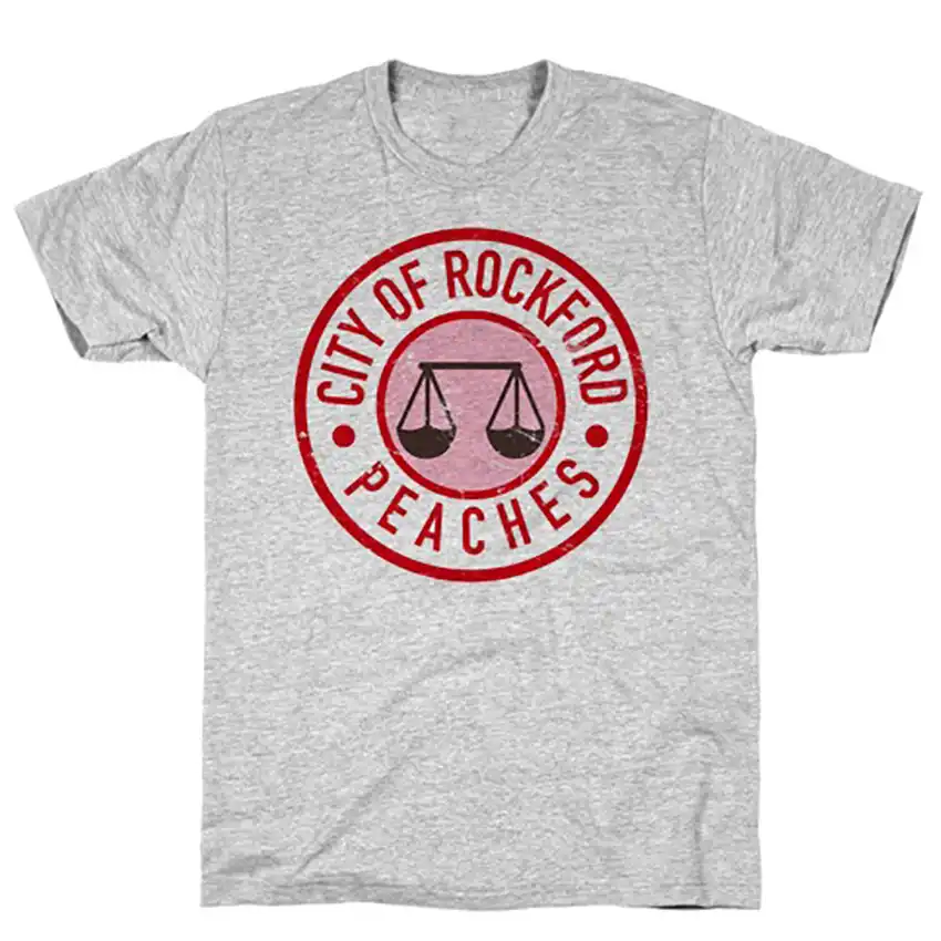 rockford peaches t shirt