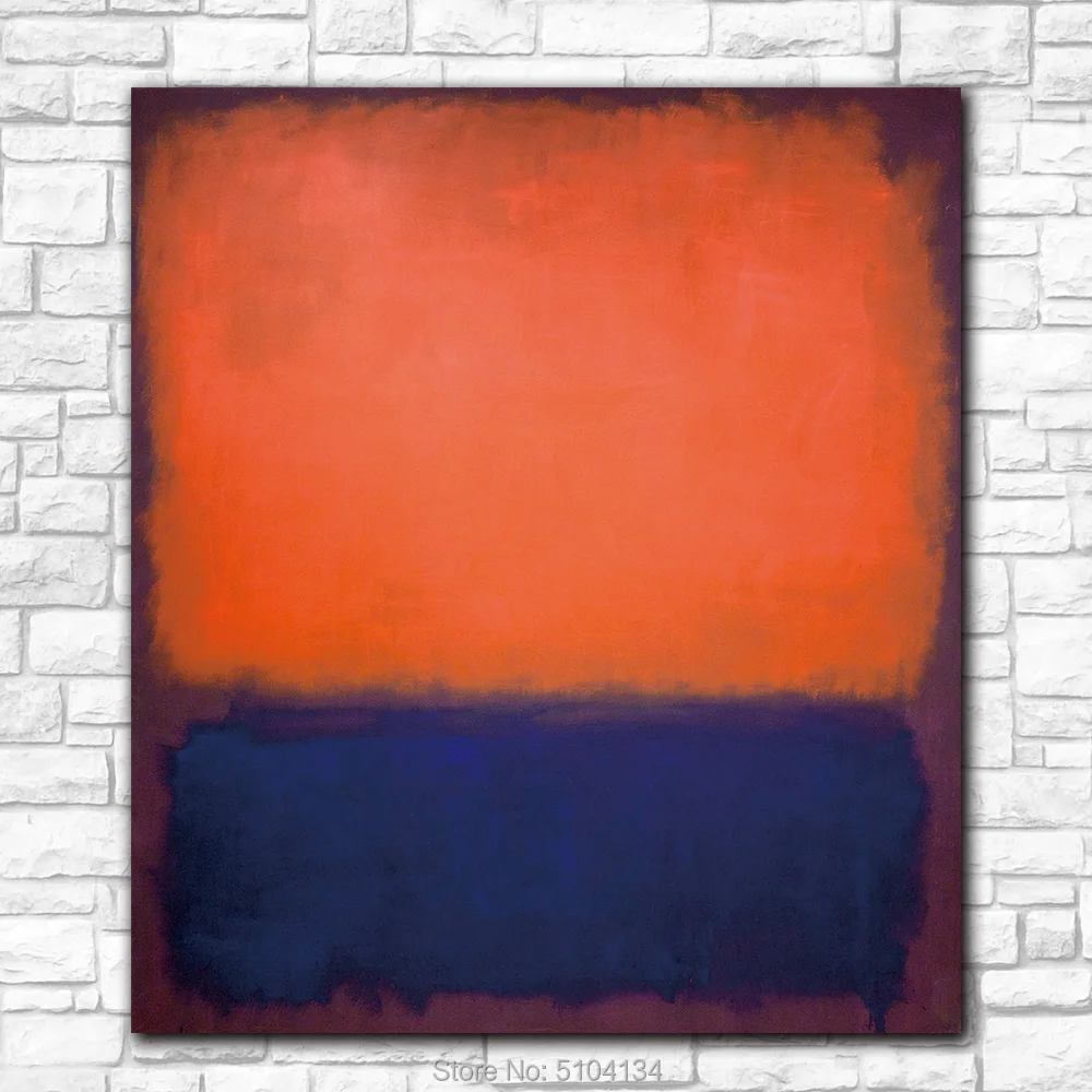 Картины на стену для гостиной Mark Rothko № 14 картина маслом без рамки | Дом и сад