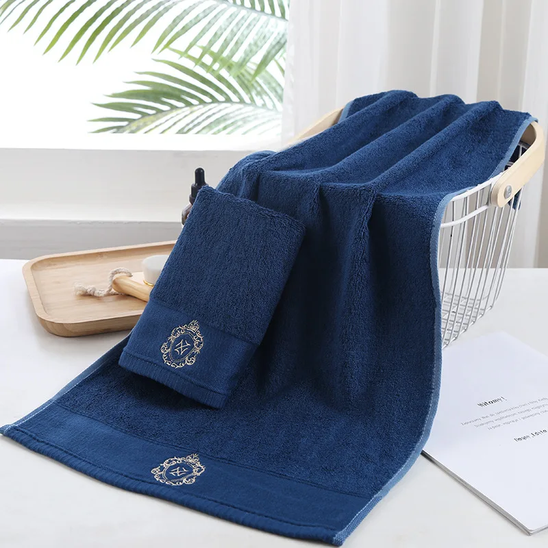 New Luxury Embroidery Adult Face Towels Bathroom 160x80cm Large Bath Cover Hotel For Home Blanket Decoration Terry Wedding Gift