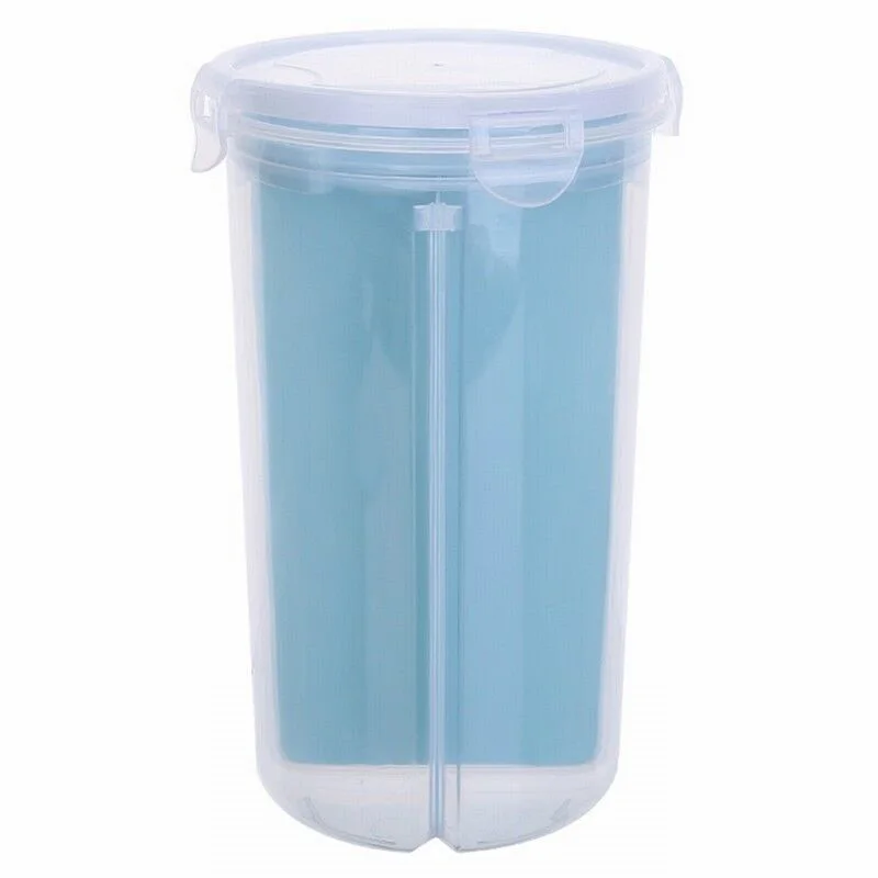 

Pink, Blue, Green Kitchen Plastic Storage Bins Container Large Small Non-toxic Storage Bins