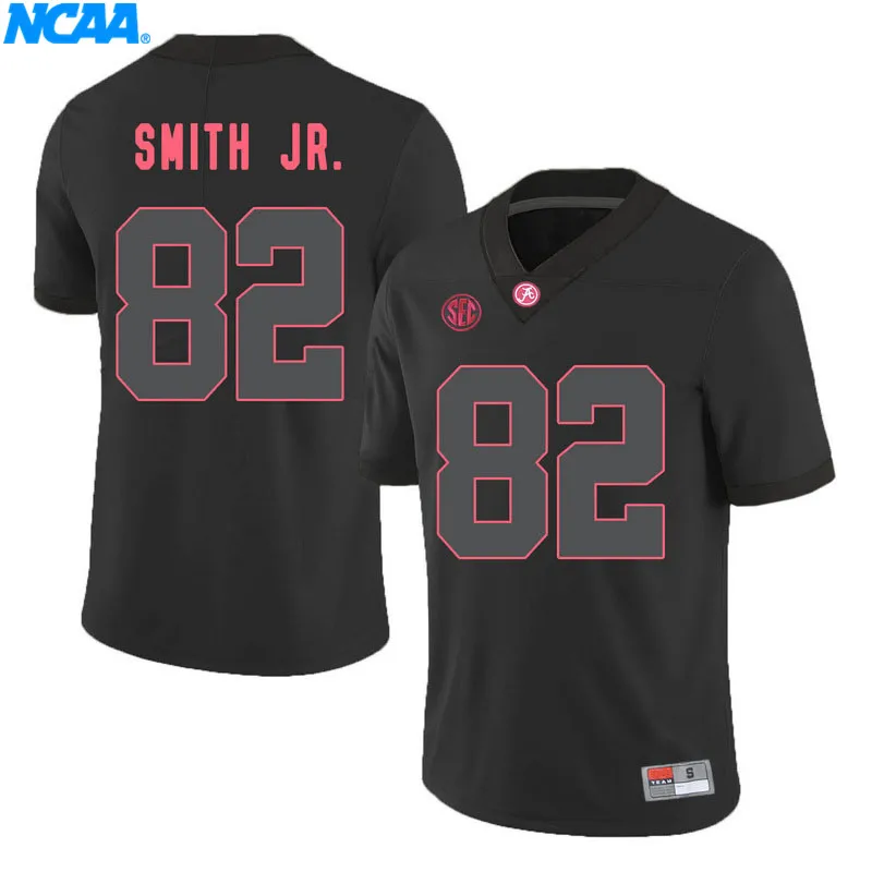 Новое поступление, высокое качество, футболка Alabama Henry Ruggs III#11 Smith Jr.#82, спортивные майки, S-XXXL - Цвет: 9