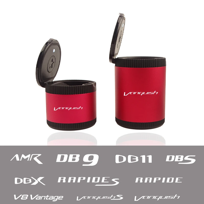 Posacenere Per Auto Luci A Led Posacenere In Lega Tazza In Alluminio Per Aston Martin Cygnet Dbx Dbs V12 Db9 Db7 Rapide Amr Vanquish Adesivo Per Auto