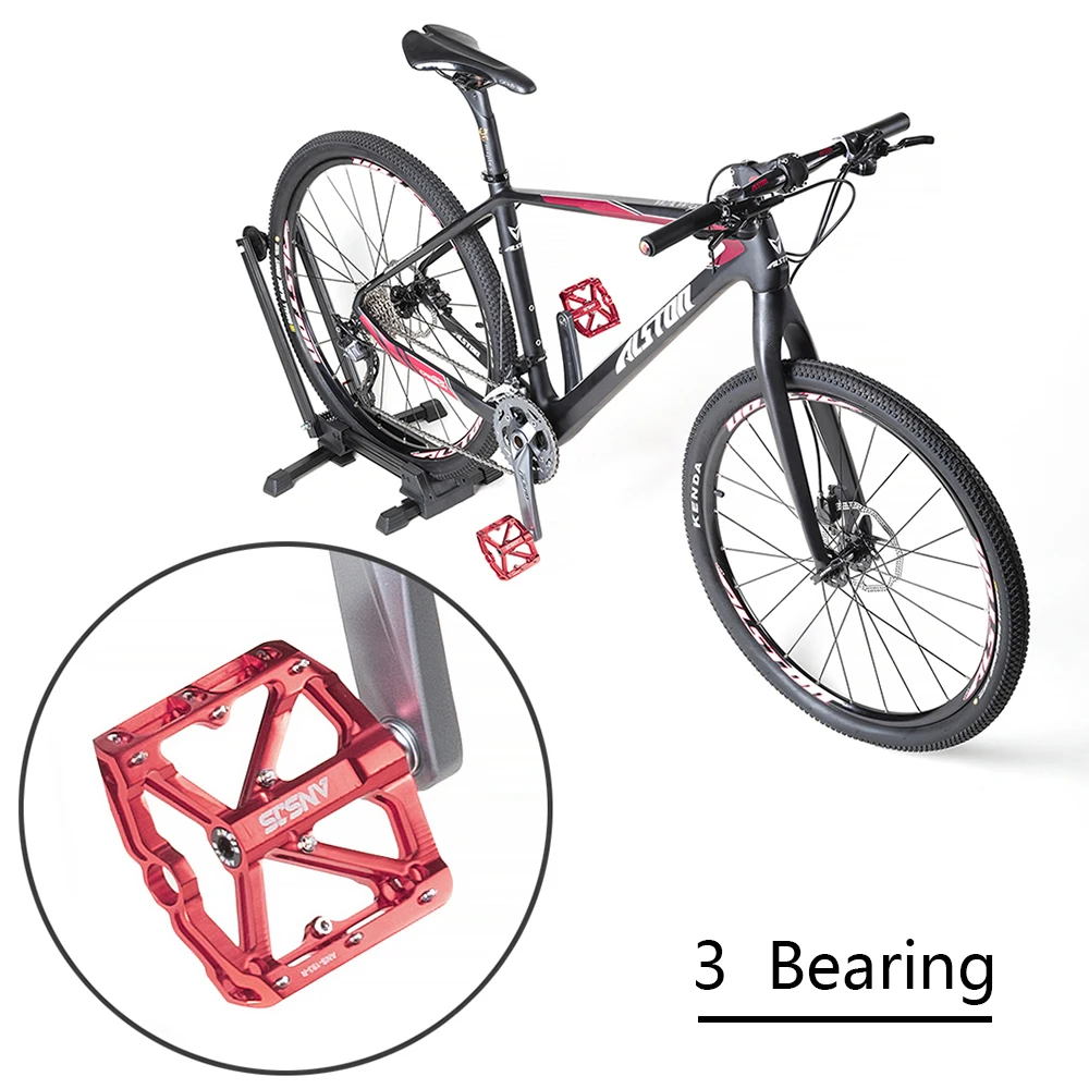 Ansjs герметичные велосипедные педали с ЧПУ алюминиевый корпус для MTB шоссейного велосипеда 3 подшипника педали велосипеда