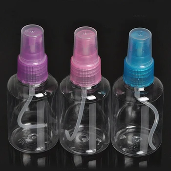 

50ML Empty Spray Bottles Mini Transparent Plastic Refillable Bottles Empty Containers Perfume Atomizer Cosmetic Sub-bottle #2