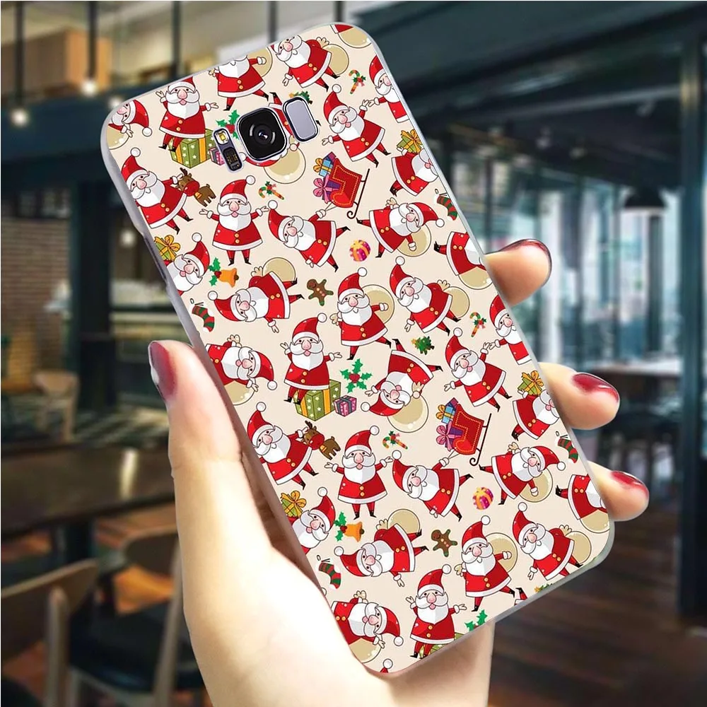 Рождество год Жесткий Чехол для мобильного телефона для Samsung Galaxy S6 Чехол для Note 8 9 M10 M20 M30 Galaxy S6 S7 край S8 S9 S10 плюс S10e - Цвет: K3002205
