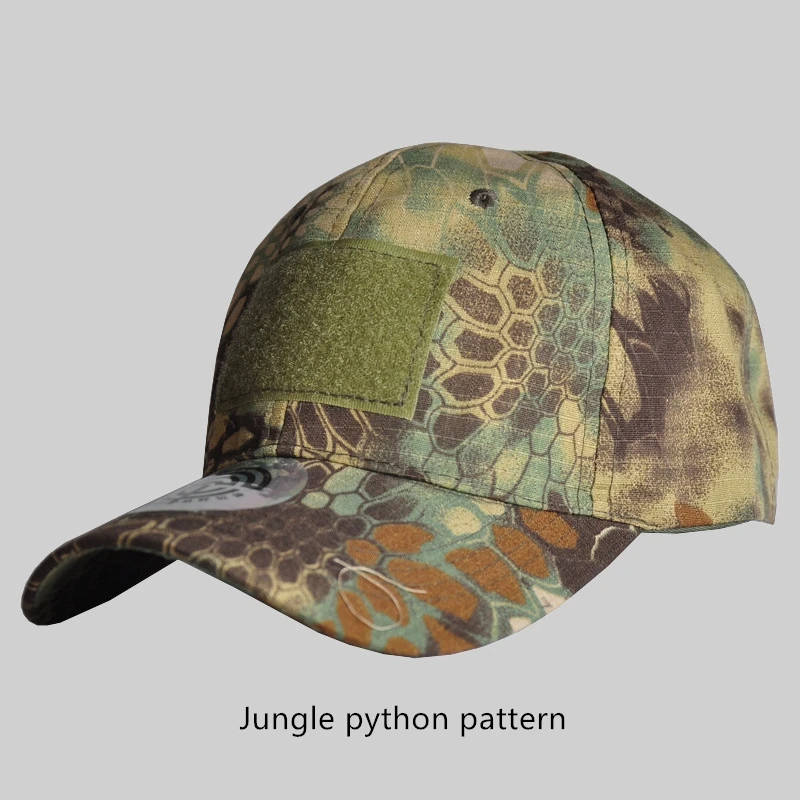 Камуфляжная тактическая бейсбольная Кепка Snapback Patch Военная Тактическая Унисекс ACU CP пустынная камуфляжная кепка для мужчин 14 моделей - Цвет: Jungle python