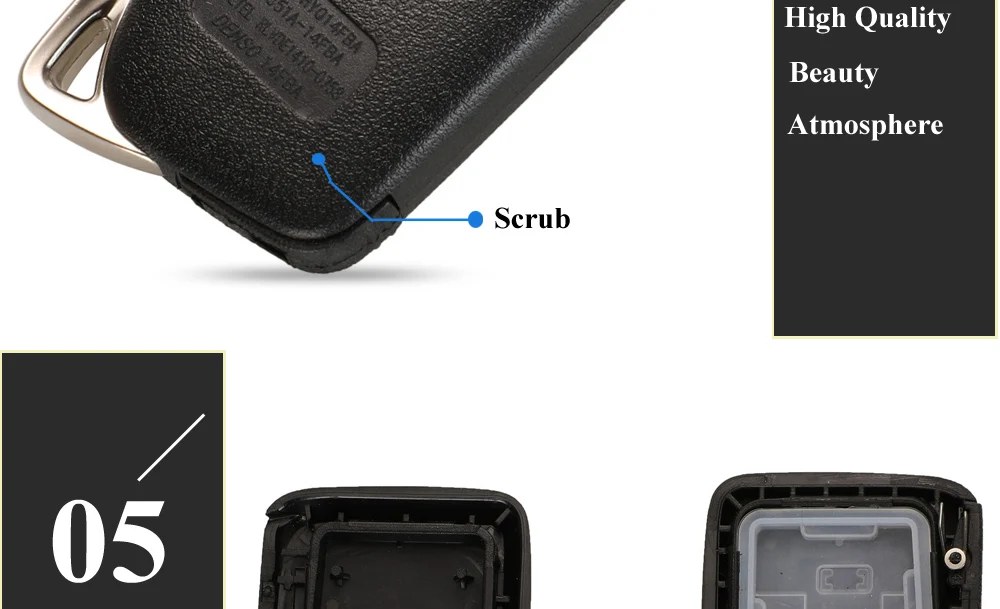 Jinyuqin 2/3/4 pulsante copertura Shell chiave auto remota per Lexus NX GS RX IS ES GX LX RC 200 250 350 LS 450H 300H sostituzione custodia chiave - H5c2cbb7907134327a978b6b1b246297eO