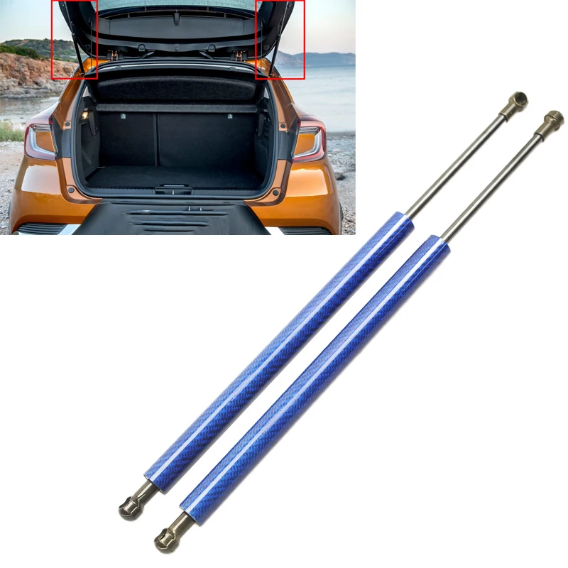 In Fibra Di Carbonio Per Renault Captur Suv 2019-2020 Auto Molle A Gas Posteriore Tronco Di Sollevamento Supporta Gas Bar Puntoni Shock Ammortizzatori