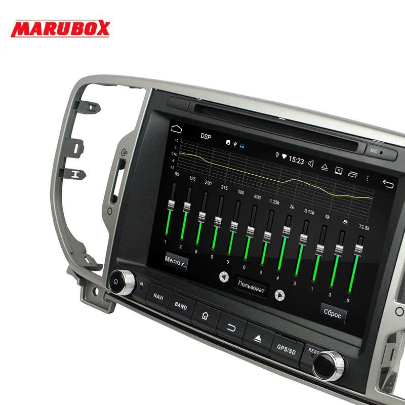 Штатная магнитола для Kia Sportage, MARUBOX KD8077,Штатное головное устройство для Киа Sportage-, Android 9.0,Восьмиядерный процессор,встроенный DSP,IPS экран,Оперативная 4GB, Встроенная 64GB