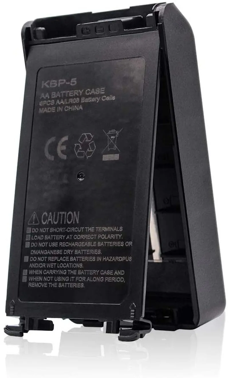 KBP-5 AA Alkaline Refillable Battery Case Compatible for Kenwood Radio TK-2140 TK-2160 TK-2170 TK-2360 TK-3140 TK-3160 TK-3170 4