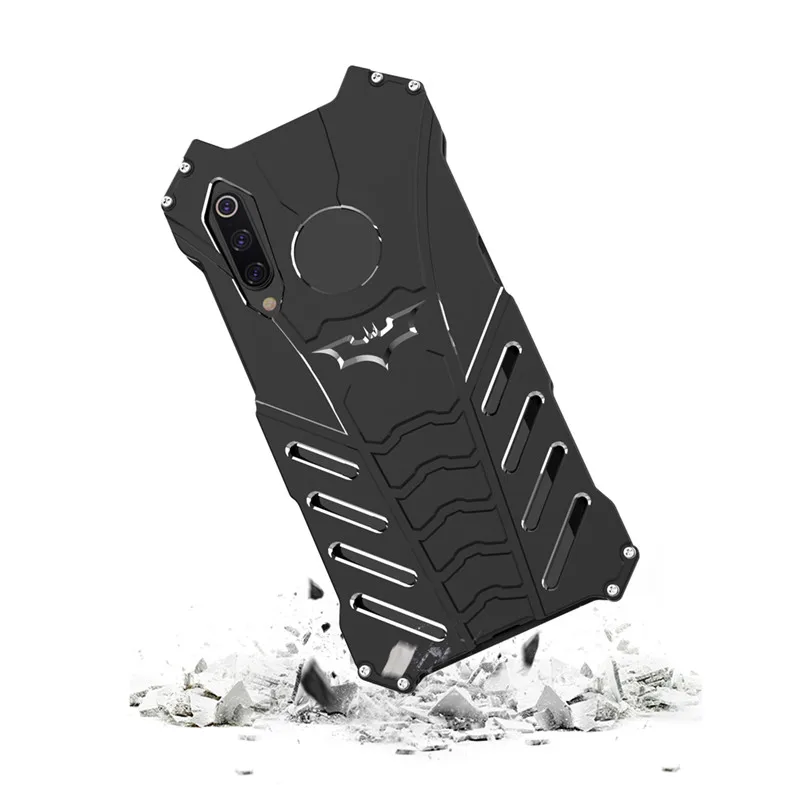 Роскошный противоударный чехол-подставка с Бэтменом для Xiaomi 9 9Pro, бампер, броня, металлическая задняя крышка для Xiaomi 9SE 9 Pro, чехол