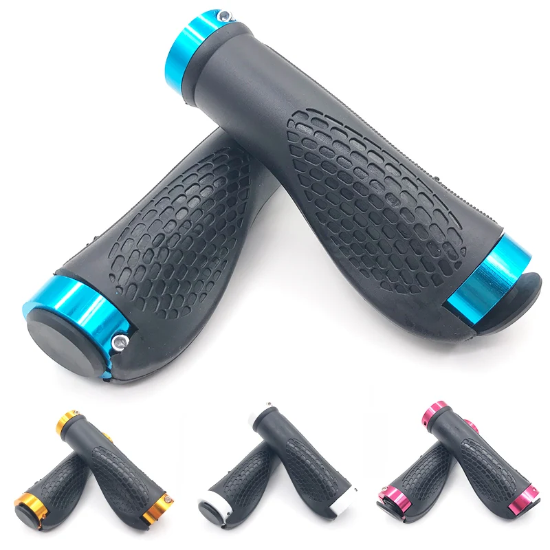 1 Pair Mountain Road Bicycle Handlebar Grips Ergonomic Rubber Bike