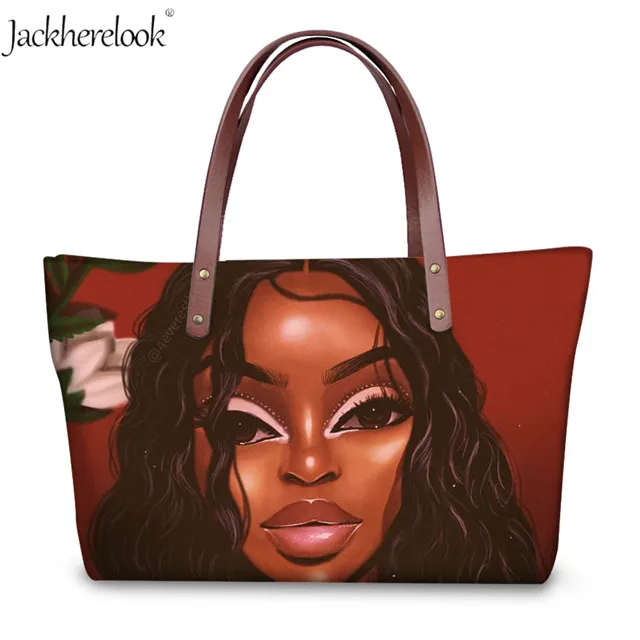 Женский набор сумок из 2 предметов, модный дизайн, африканская темнокожая девушка, магический принт, Дамский кошелек из искусственной кожи, повседневный женский шоппер, сумка-тоут, Sac Femme - Цвет: HK4143AL