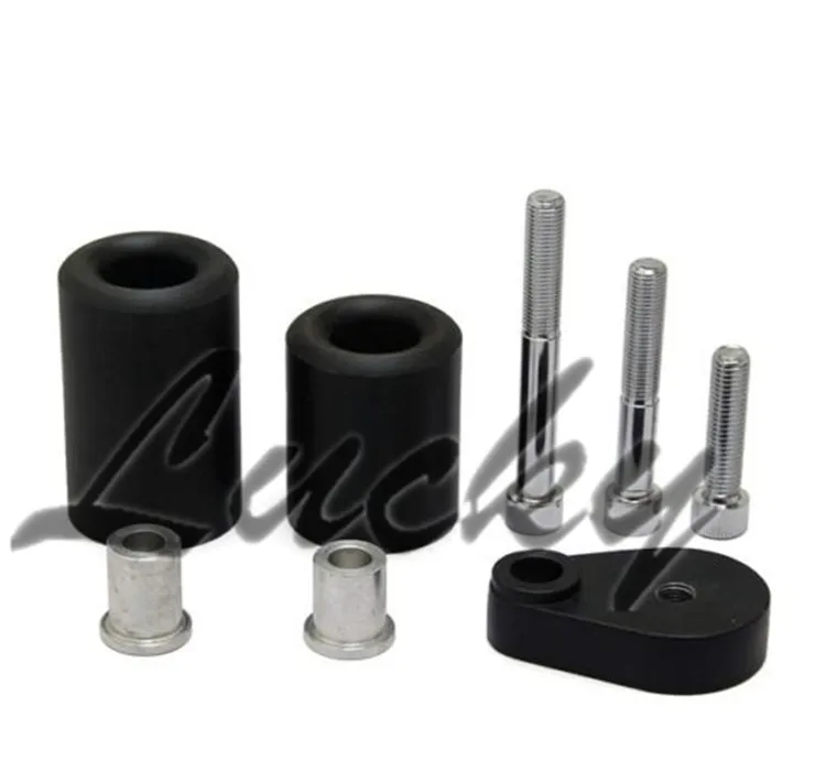 Fit For KAWASAKI ZX6R 2007 2008 Motorcycle Carbon fiber paint Frame Sliders Falling Crash Engine Protector Black | Автомобили и