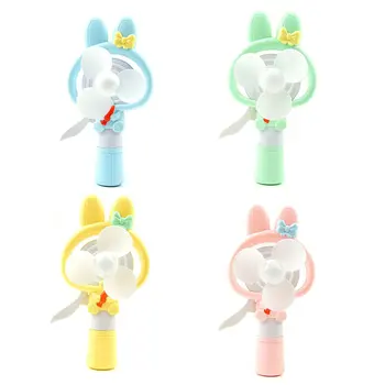 

Cartoon Rabbit Hand Pressure Fan Student Water Spray Spray Fan Cool Portable Fan Mini Hand Crank Fan