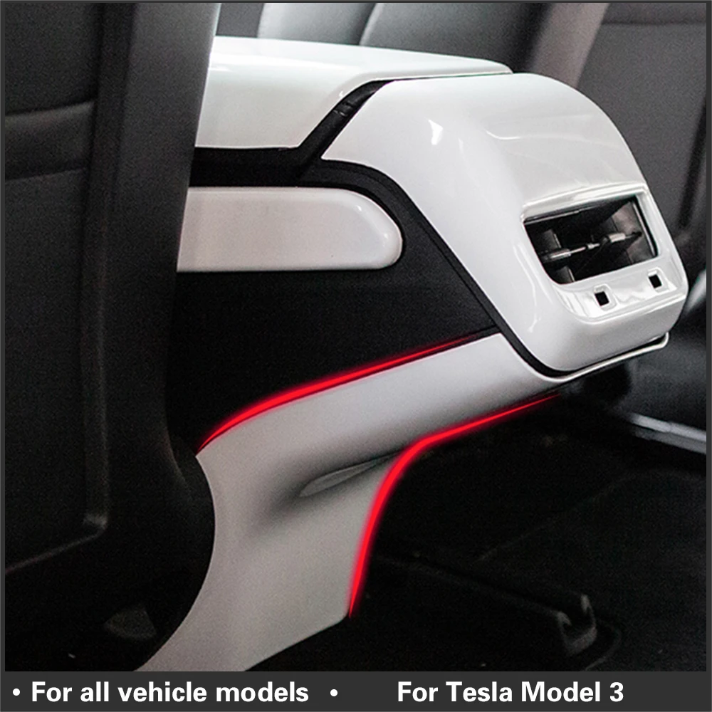 Для Tesla Model3 интерьер автомобиля ABS углеродное волокно декоративная крышка для Model