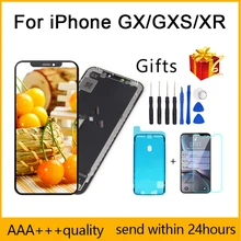AAA + + + dla iPhone X OLED z 3D dotykowy Digitizer zgromadzenie nie martwy piksel ekran LCD wymiana wyświetlacz dla iPhoneX LCD z prezentem